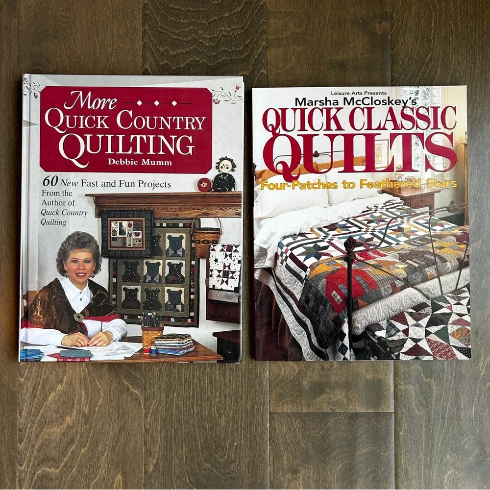 Set of 2 Books: Quick Country Quilting & Classic Quilting by Mumm & McCloskey